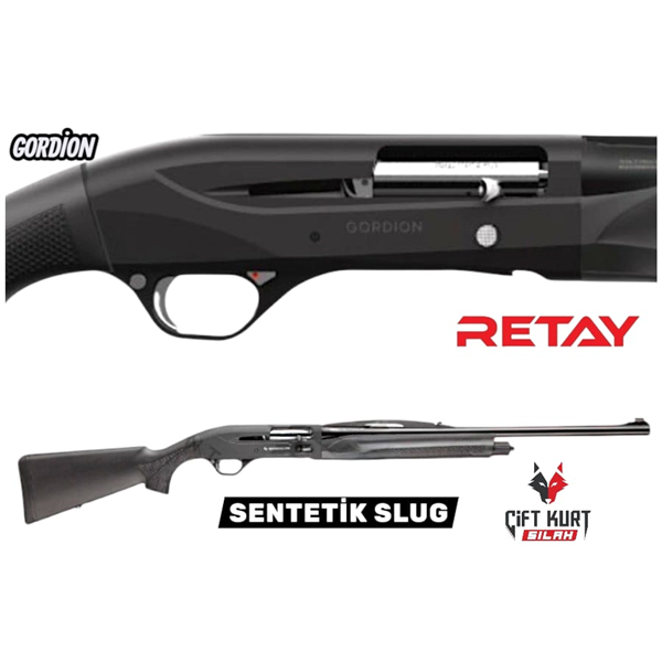 RETAY GORDİON SENTETİK SLUG YİVSİZ AV TÜFEĞİ